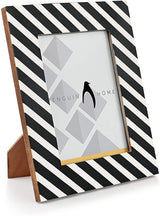 Fotorahmen - Gestreiftes Design aus Holz