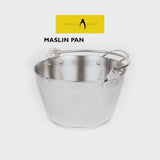 Stainless Steel Maslin Jam Pan - Induction safe