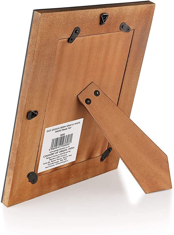 Fotorahmen - Polka Dot Design aus Holz