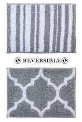 Reversible Bath Mat - Non Slip Microfibre Tufted