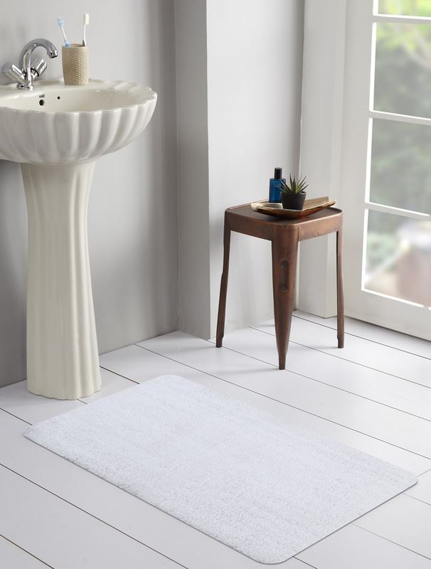 Non Slip Microfibre Fluffy Tufted Bath Mat