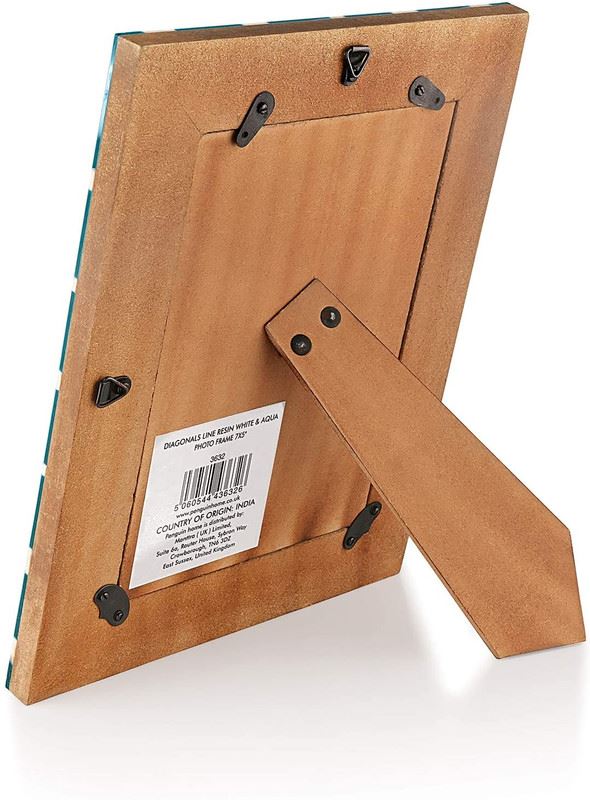 Fotorahmen - Gestreiftes Design aus Holz