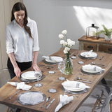 Tischsets, Untersetzer und Serviettenringe im Set – handgefertigte Glasperlen