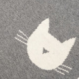Pet Design Throw Blanket - Pure Cotton Knitted