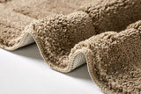 Bath mat and Contour Set - Non Slip Microfibre Plush Soft