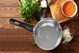 Stainless Steel Sauce Pan with Glass Lid
