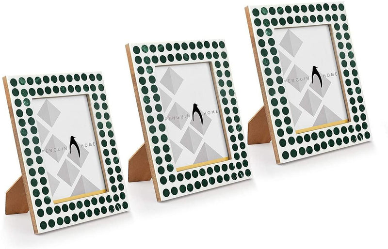 Fotorahmen - Polka Dot Design aus Holz