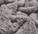 Solid Sherpa Blanket - Ultra Soft Warm & Fluffy - Size - Double