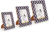 Fotorahmen - Criss-Cross-Design aus Holz