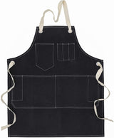 Denim Kitchen Apron - Stone Washed Cotton - 80 x 70 cm