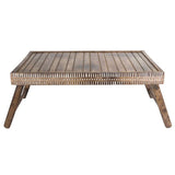 Breakfast Bed Tray - Foldable & Sturdy Mango Wood