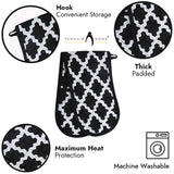Oven Glove & Kitchen Tea Towels - Set of 3