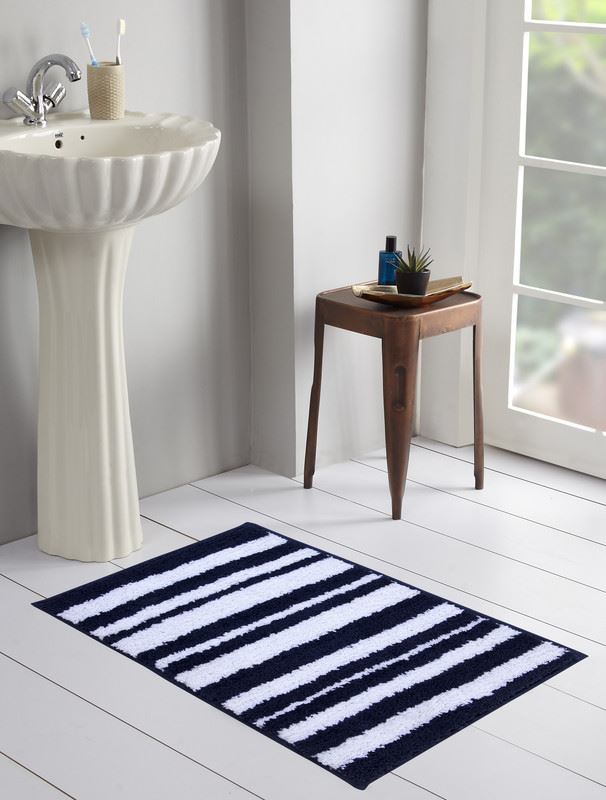 Reversible Bath Mat - Non Slip Microfibre Tufted