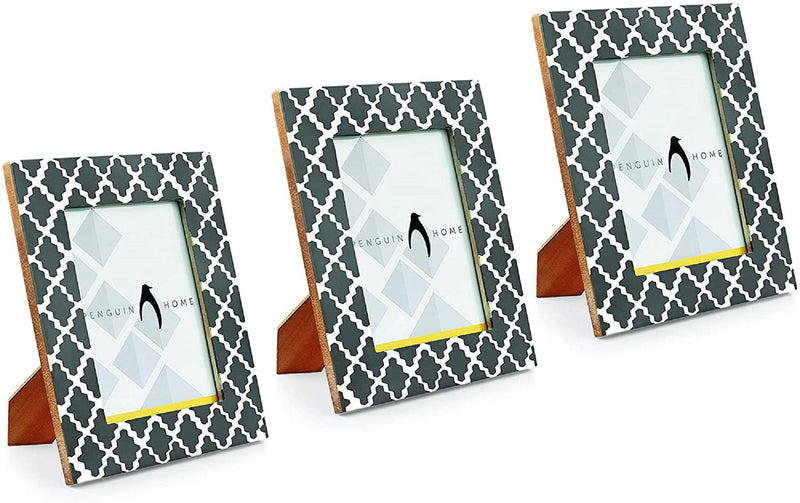 Fotorahmen - Criss-Cross-Design aus Holz