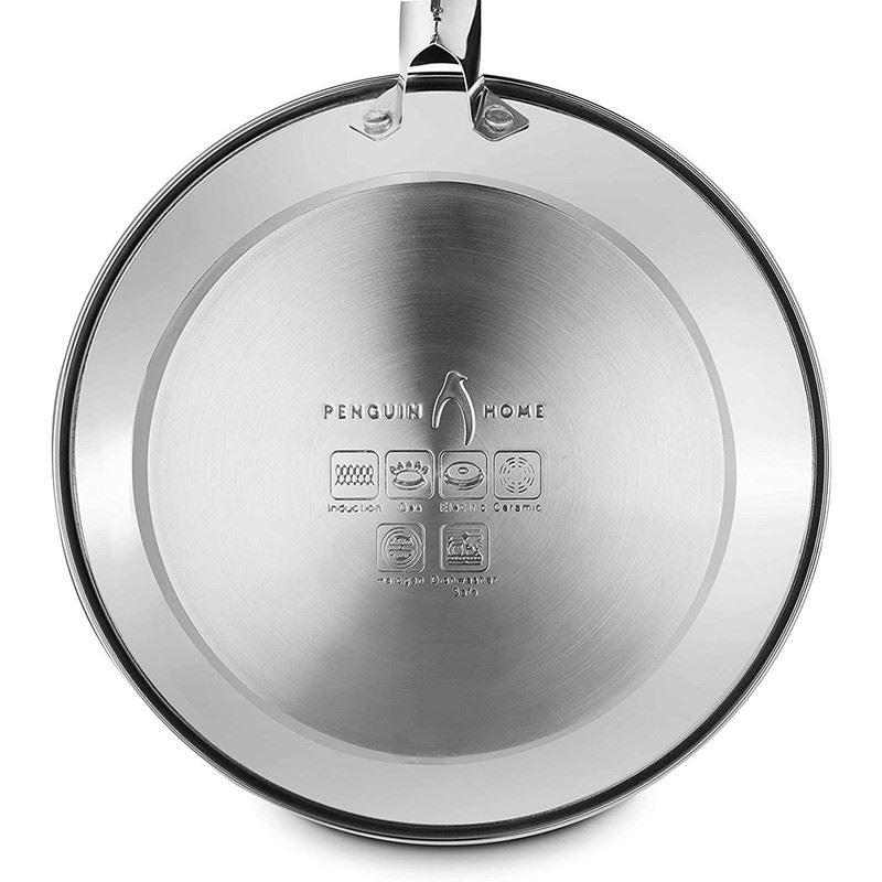 Stainless Steel Saute Pans with Glass Lid