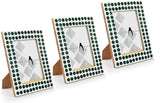 Fotorahmen - Polka Dot Design aus Holz
