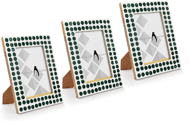 Fotorahmen - Polka Dot Design aus Holz