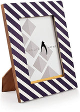Fotorahmen - Gestreiftes Design aus Holz