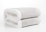 Reversible Blanket - Sherpa Flannel - Microfiber Ultra Soft - Size - Twin, Queen & King