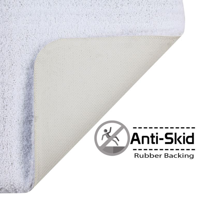 Set of 2 - Non Slip Microfiber Bath Mat - 40x60 cm - 2000 GSM