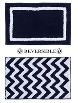 Reversible Bath Mat - Non Slip Microfibre Tufted