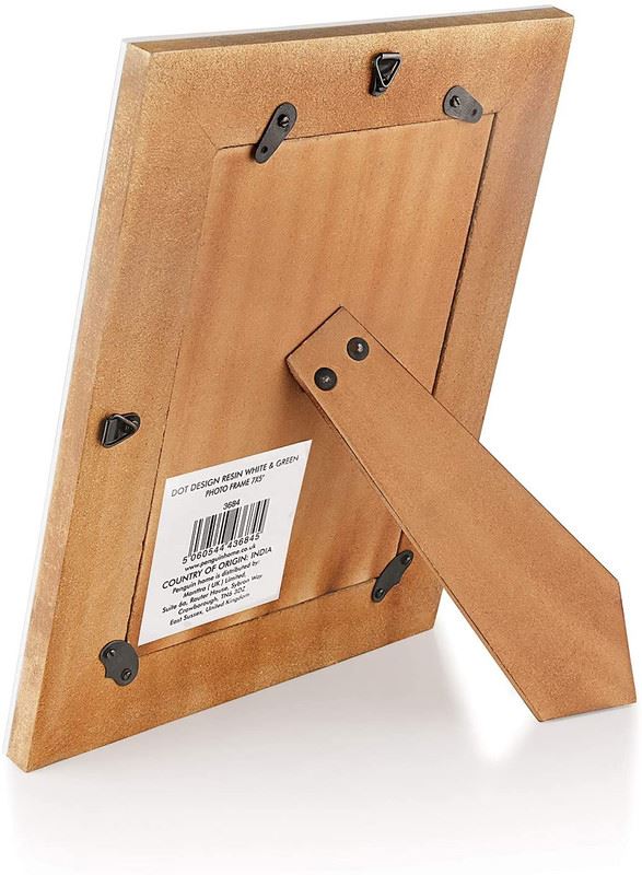 Fotorahmen - Polka Dot Design aus Holz