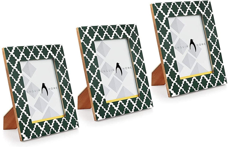 Fotorahmen - Criss-Cross-Design aus Holz