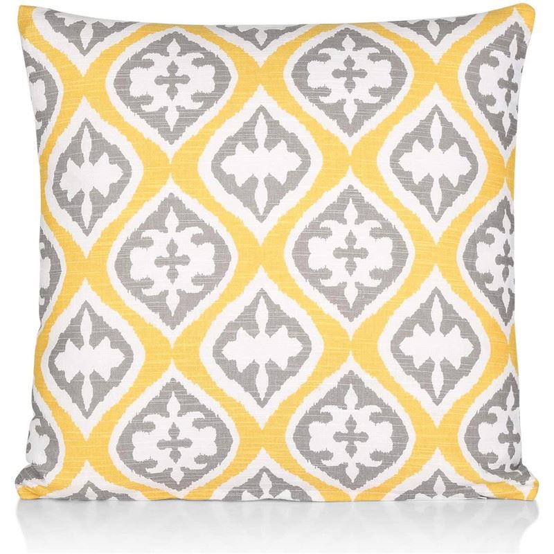 Pack of 4 Ikat Printed Double Sided Cushion Covers