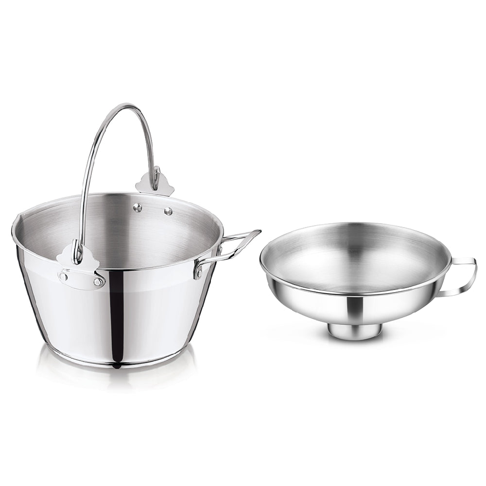 5 Ltr Maslin pan with Jam funnel