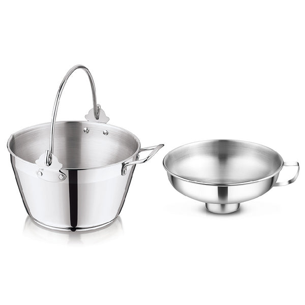 Stainless Steel Maslin Jam Pan - Induction safe
