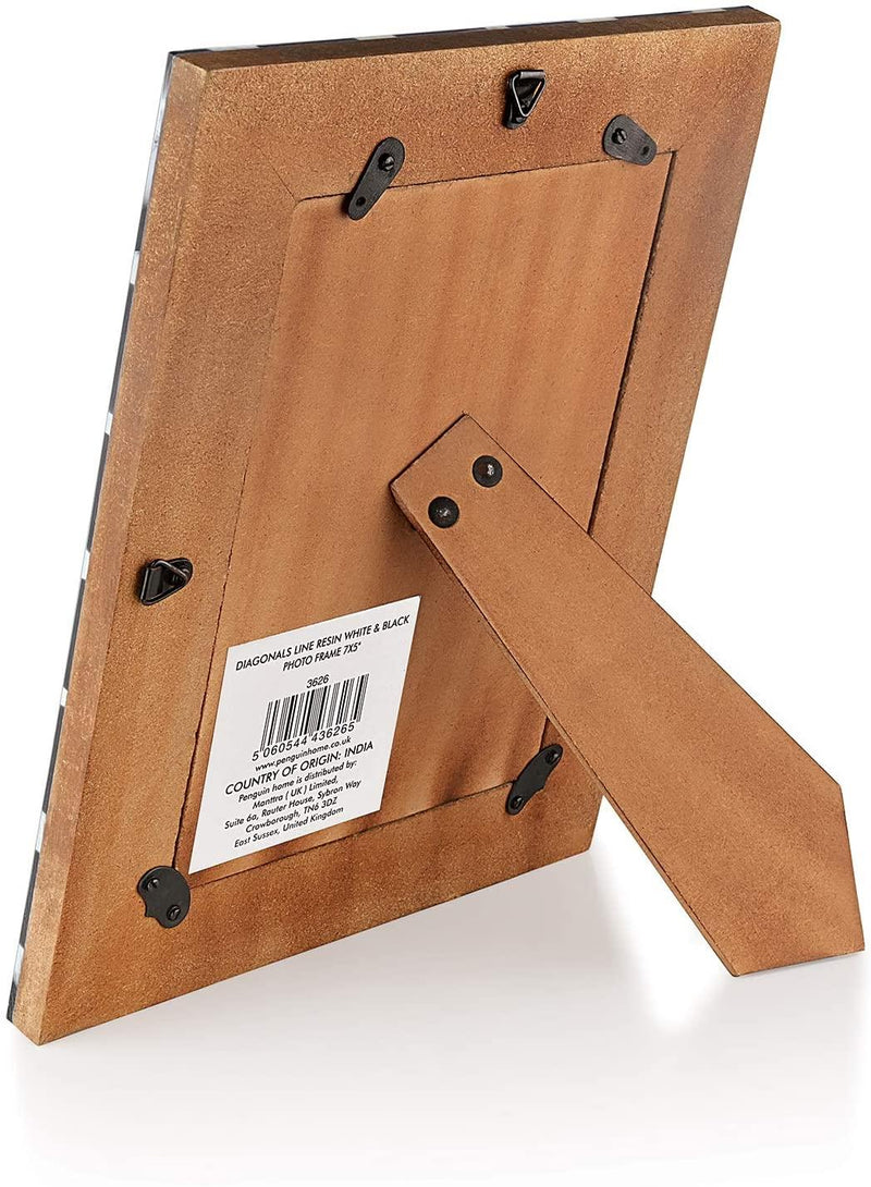 Fotorahmen - Gestreiftes Design aus Holz