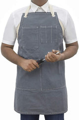 Denim Kitchen Apron - Stone Washed Cotton - 80 x 70 cm