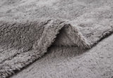 Solid Sherpa Blanket - Ultra Soft Warm & Fluffy - Size - Double