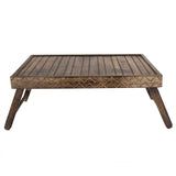Breakfast Bed Tray - Foldable & Sturdy Mango Wood