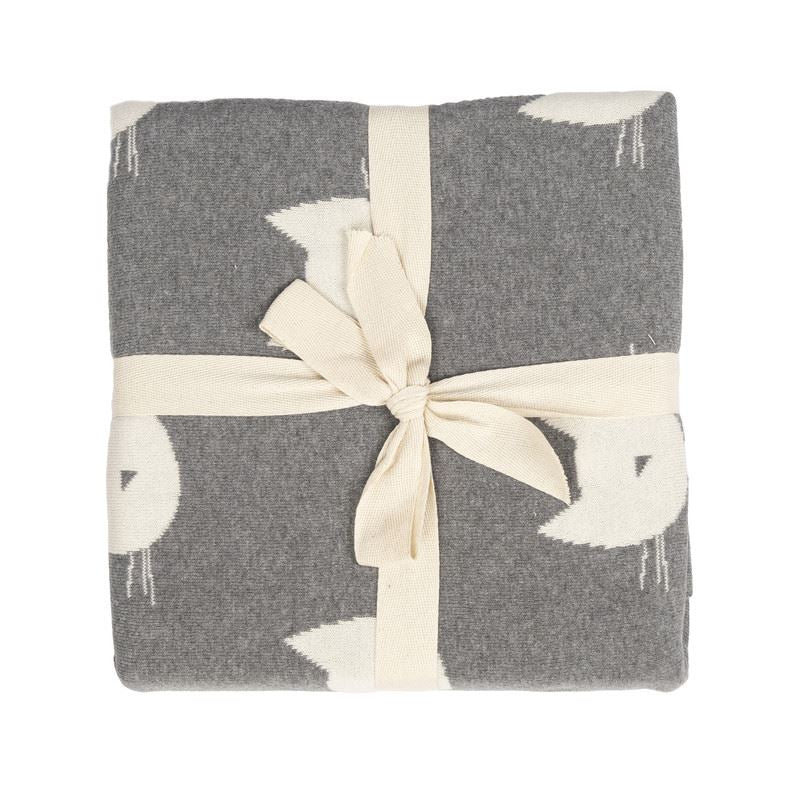 Pet Design Throw Blanket - Pure Cotton Knitted - Size - Twin