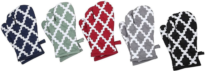Heat Resistant Oven Mitts Set