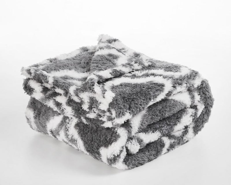 Printed Sherpa Blanket - Ultra Soft Warm & Fluffy