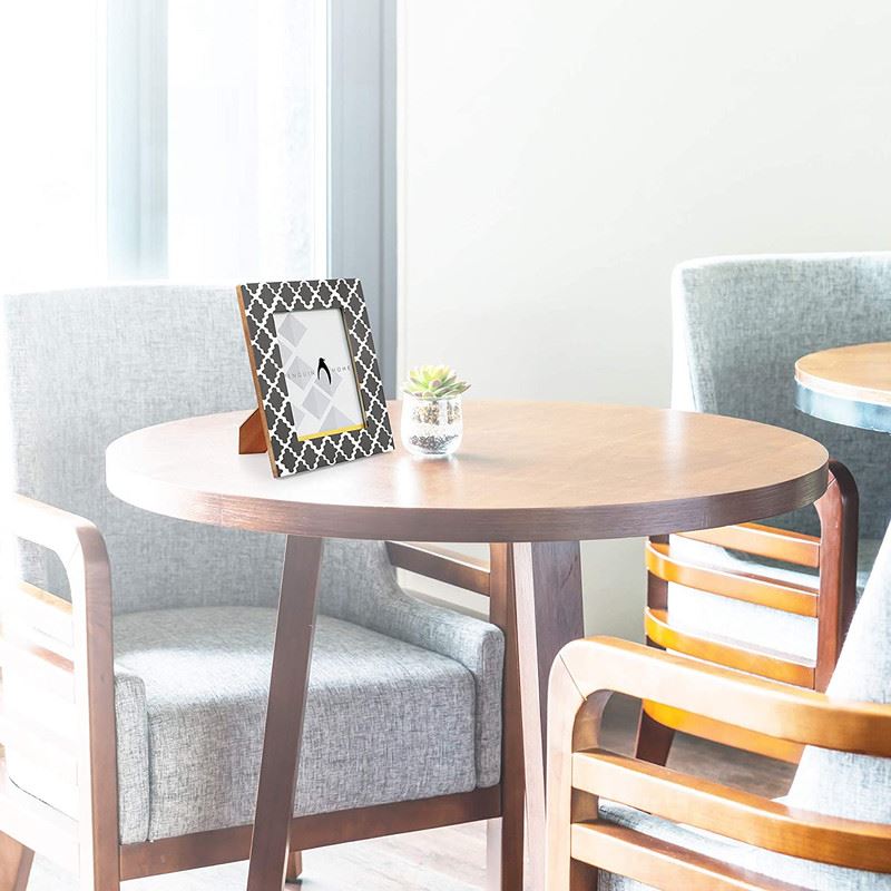 Fotorahmen - Criss-Cross-Design aus Holz