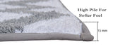 Penguin Home® Chevron 100% Micropolyester Pile Tufted Reversible contour - 51X51cm