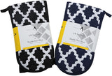 Oven Glove & Kitchen Tea Towels - Set of 3