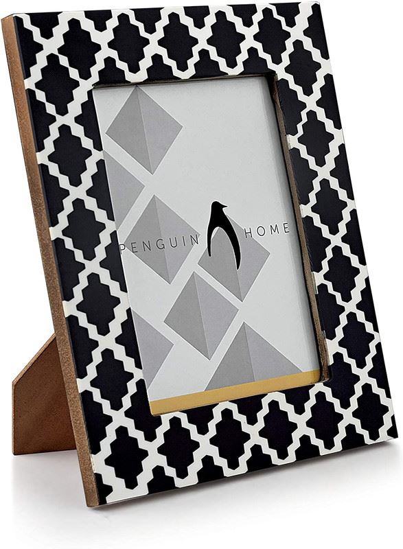 Fotorahmen - Criss-Cross-Design aus Holz