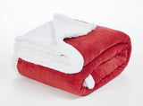 Reversible Blanket - Sherpa Flannel - Microfiber Ultra Soft - Size - Twin, Queen & King