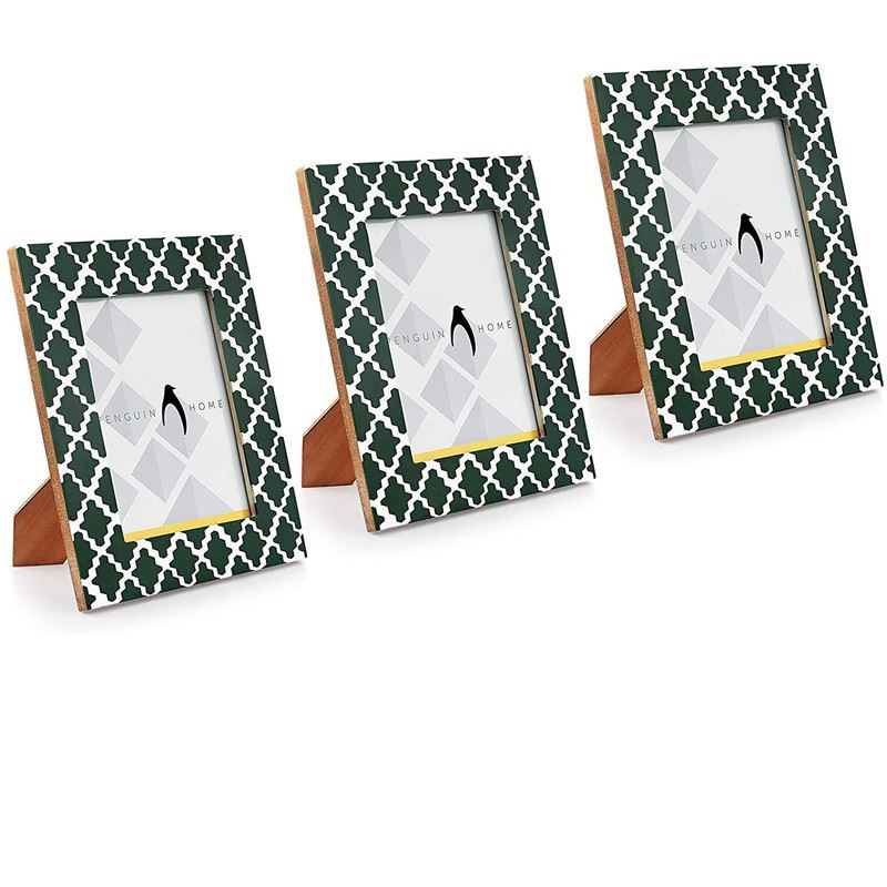 Fotorahmen - Criss-Cross-Design aus Holz