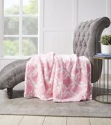 Printed Sherpa Blanket - Ultra Soft Warm & Fluffy - Size -  Double