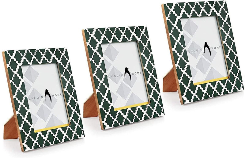 Fotorahmen - Criss-Cross-Design aus Holz